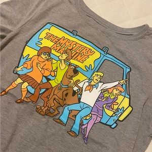 Scooby Doo Original Mystery Machine Crew T-shirt Gray Size M